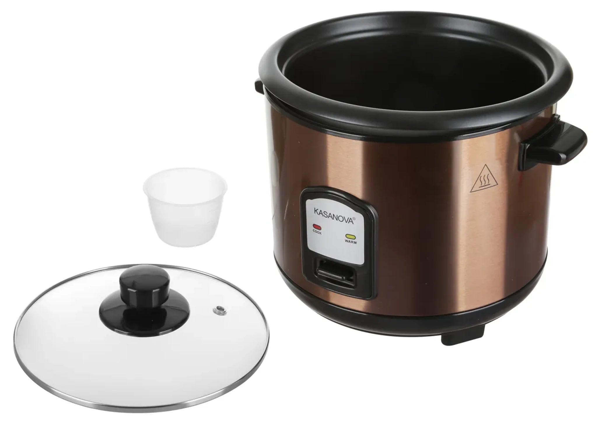 Cuociriso elettrico 500 W 1,5 L oro Kasanova Cuociriso elettrico 500 W 1,5 L oro Kasanova